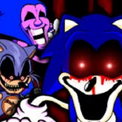 FNF Vs Majin Sonic & Lord X Sings Blood Red Snow Game Online Play For Free